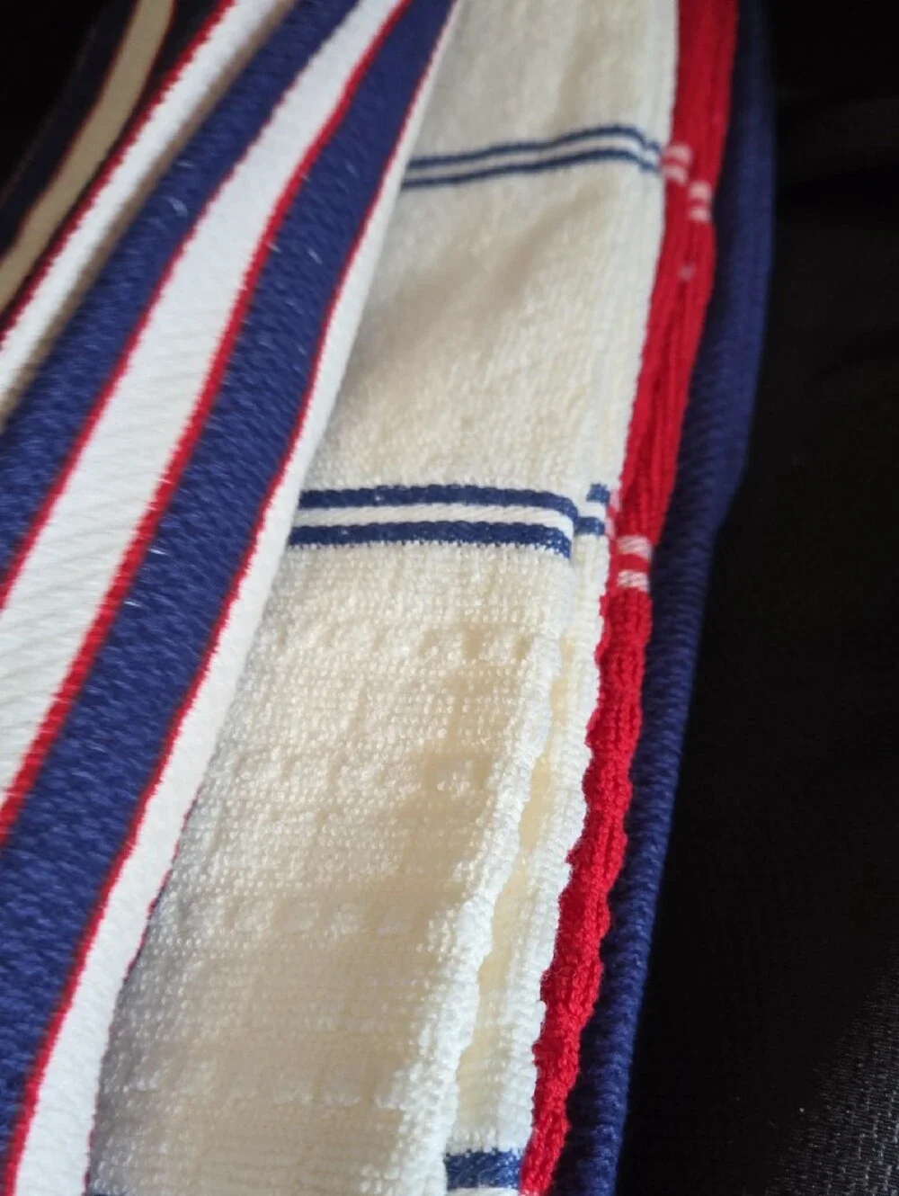 Kate Spade Navy, White & Red Striped Kitchen Towels